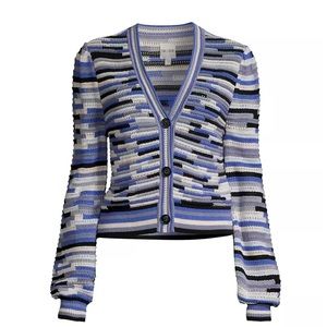 Nic + Zoe Crochet Cardigan Sweater (Large)